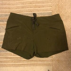 Athleta river shorts! Army green
